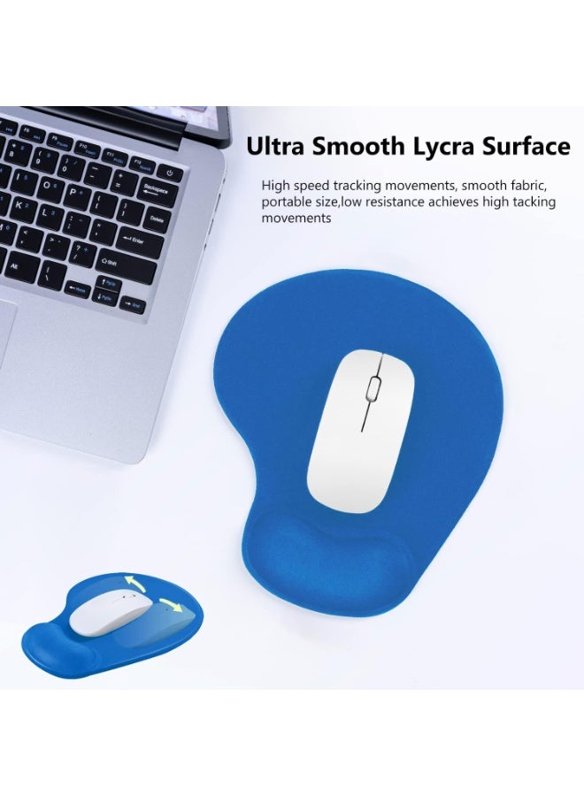 Muzz Ergonomic Mouse Pad with Wrist Rest, Gel Wrist Support Mousepad, Pain Relief Laptop Computer Mouse Pad, Non-Slip Mouse Pads for Office & Home - Image 5
